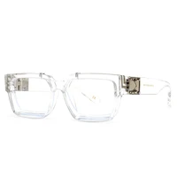 SHAUNA Retro Cuadrado Hombres Gafas de sol Shades UV400 Moda Mujeres Gafas de sol de lujo