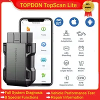 TOPDON Topscan Lite OBD2 escáner Bluetooth herramienta de escáner de diagnóstico de coche guía de reparación DTC lector de código de sistema completo prueba activa