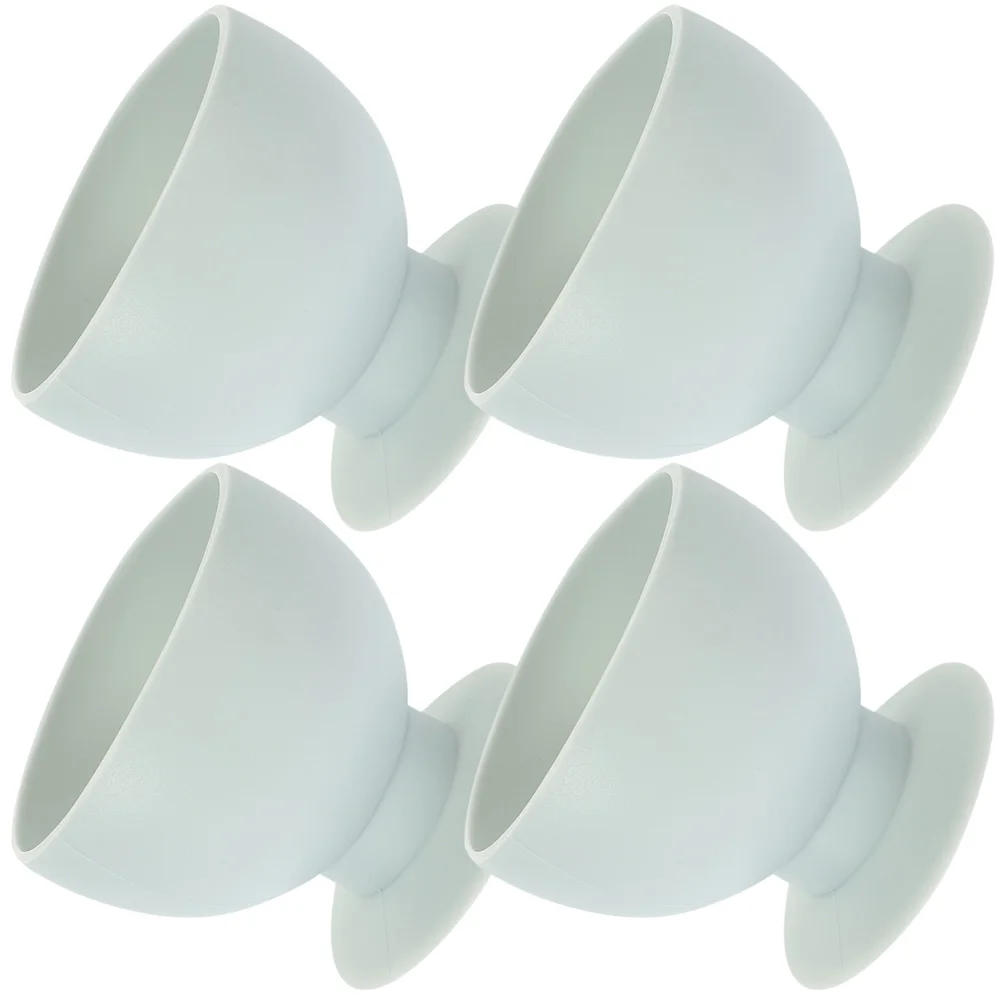 4 ชิ้นความปลอดภัยมือจับประตูฝาครอบกันชนลูกบิดป้องกันสําหรับลูกบิดซิลิกาเจลสีฟ้า