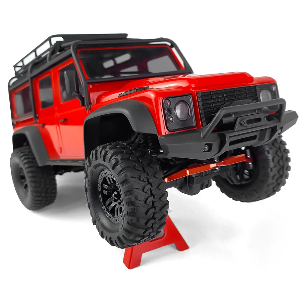 AXSPEED Pręt łączący układu kierowniczego ze stopu aluminium do TRX-4M Bronco Defender K10 F150 1/18 RC Crawler Car Model Upgrade Parts