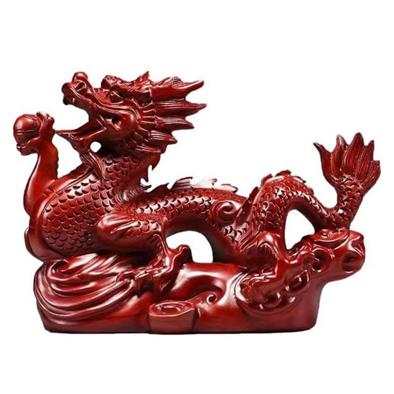 Zodíaco chinês Wood Dragon Statue, Mini estatueta, Zodíaco chinês, 2022