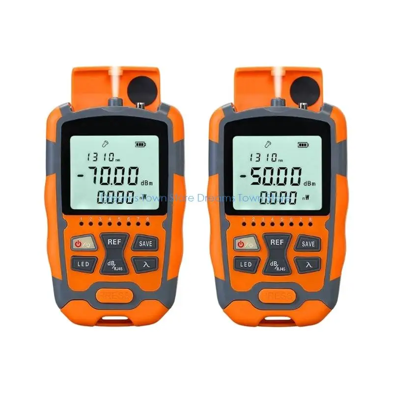 

HX6A Mini Portable Opticals Power Meter Networking Tester Wide Ranges Measurement Auto Power Off Feature