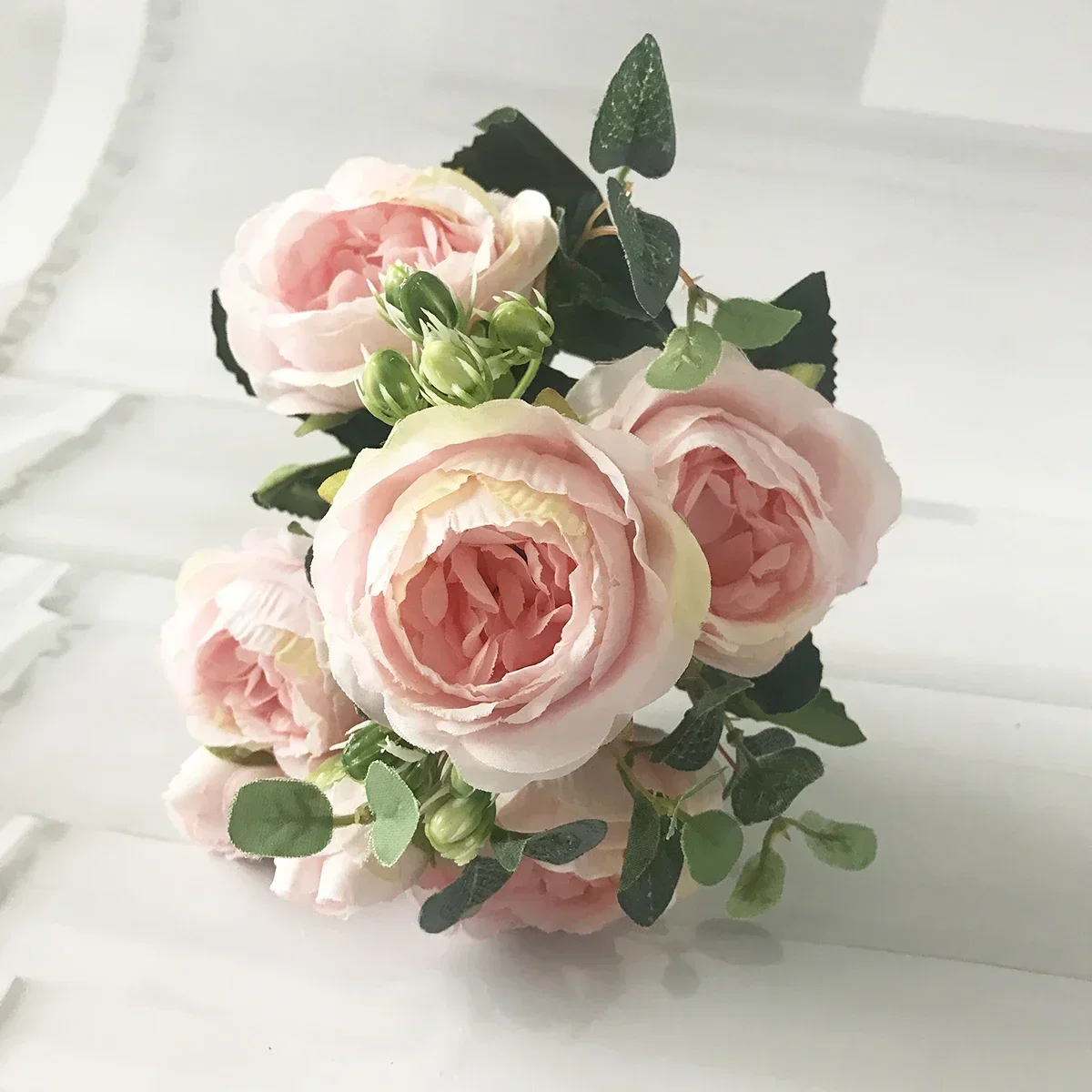 2025 Beautiful Rose Peony Artificial Silk Flowers Small bouquet flores Home Party Spring Wedding Decoration  Fake Flower