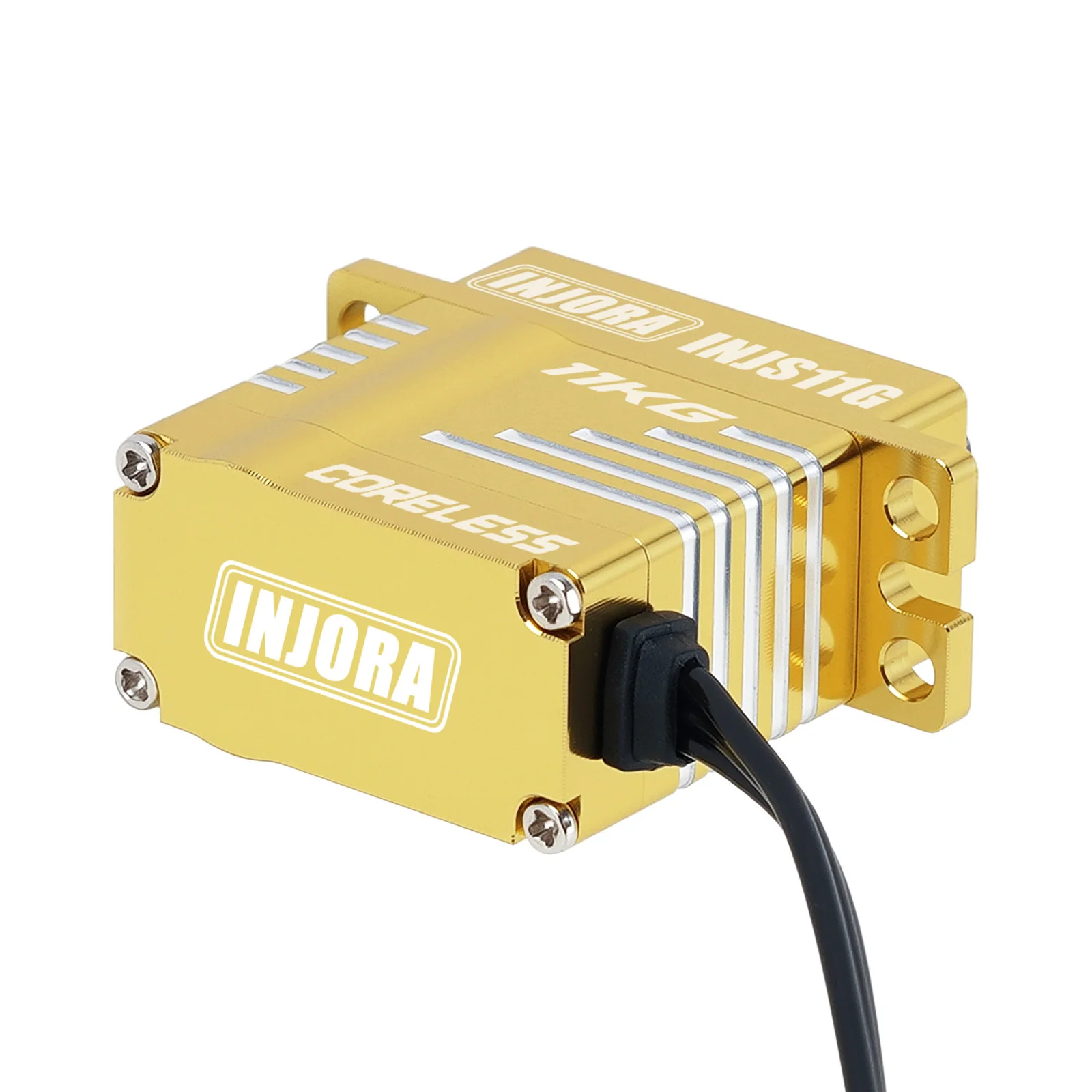 INJORA INJS11GD 11KG Waterproof High Voltage Coreless Servo for 1/24 1/18 RC Crawler