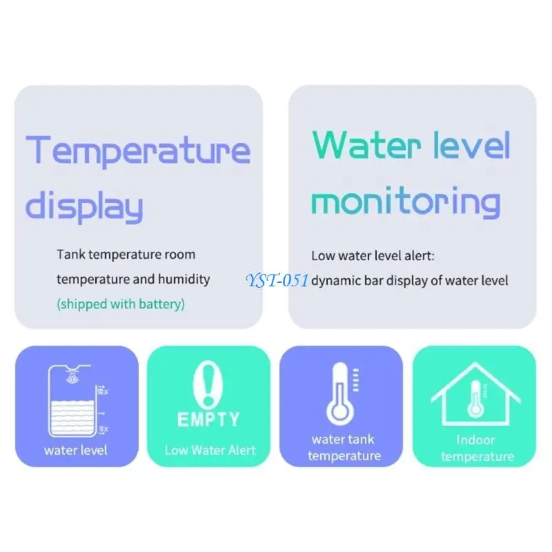 

E15A Digital Display Water Liquid Gauge Ultrasonic Water Depth Meter