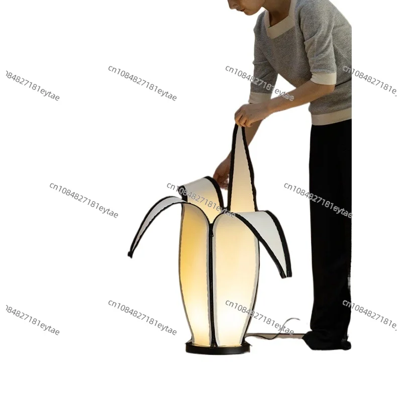 Medieval banana floor lamp for living room and bedroom decoration