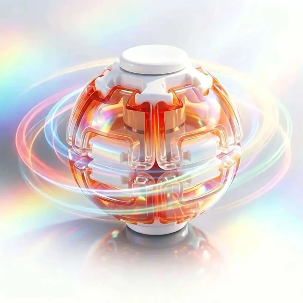 New Magic Press‑Spin Play Toy, Quiet Cool Unique Novelty Toy, Holiday Gift for Kids & Adults