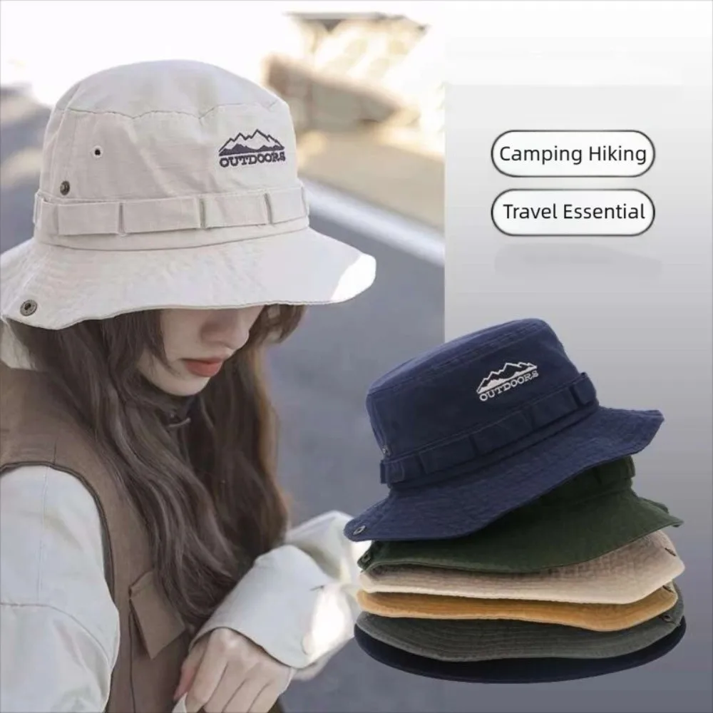 Camping Mountain Climbing Hat Unisex Fashion Mountain Range 
