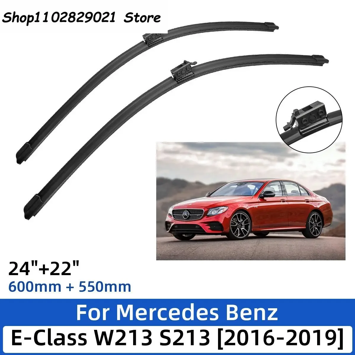 2PCS For Mercedes Benz E-Class W213 S213 2016-2019 24\