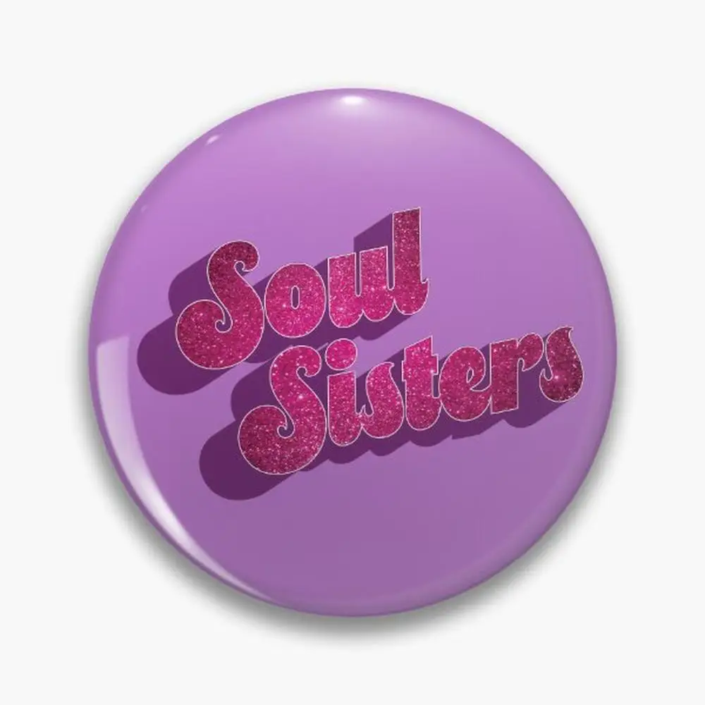 Булавка для пуговиц с надписью Soul Sister, броши, ювелирные изделия, аксессуары на заказ, модные значки на лацкан