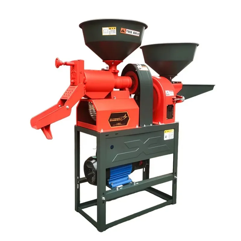 LH, Household Small Multifunctional Combination Rice Shucking Milling Machine Automatic Grinding Machine