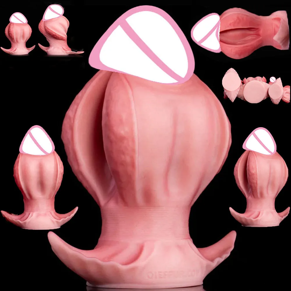New Big Fantasy Dildo Silicone Anal Plug Silicone Sex Toys G-spot Stimulation For Men&Women Portable for Adult Products 18+ 