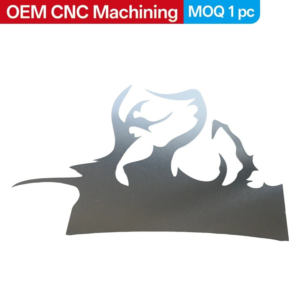 

Custom CNC-Engraved Metal Animal Silhouette Panels — Rhino Motif — Laser-Cut Aluminum & Stainless Steel Sheets
