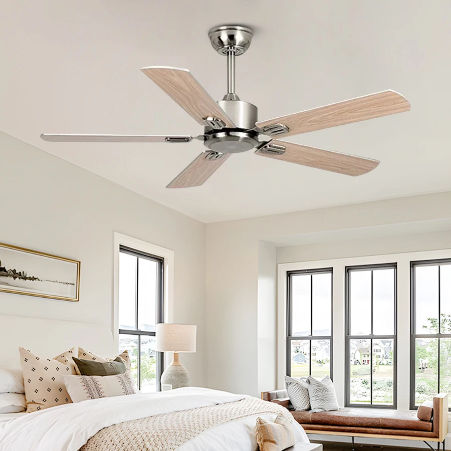 42inch Silent Industrial Ceiling Fan, Suitable for Dining Rooms, Living Rooms, and Household Use, Without Light Control Function