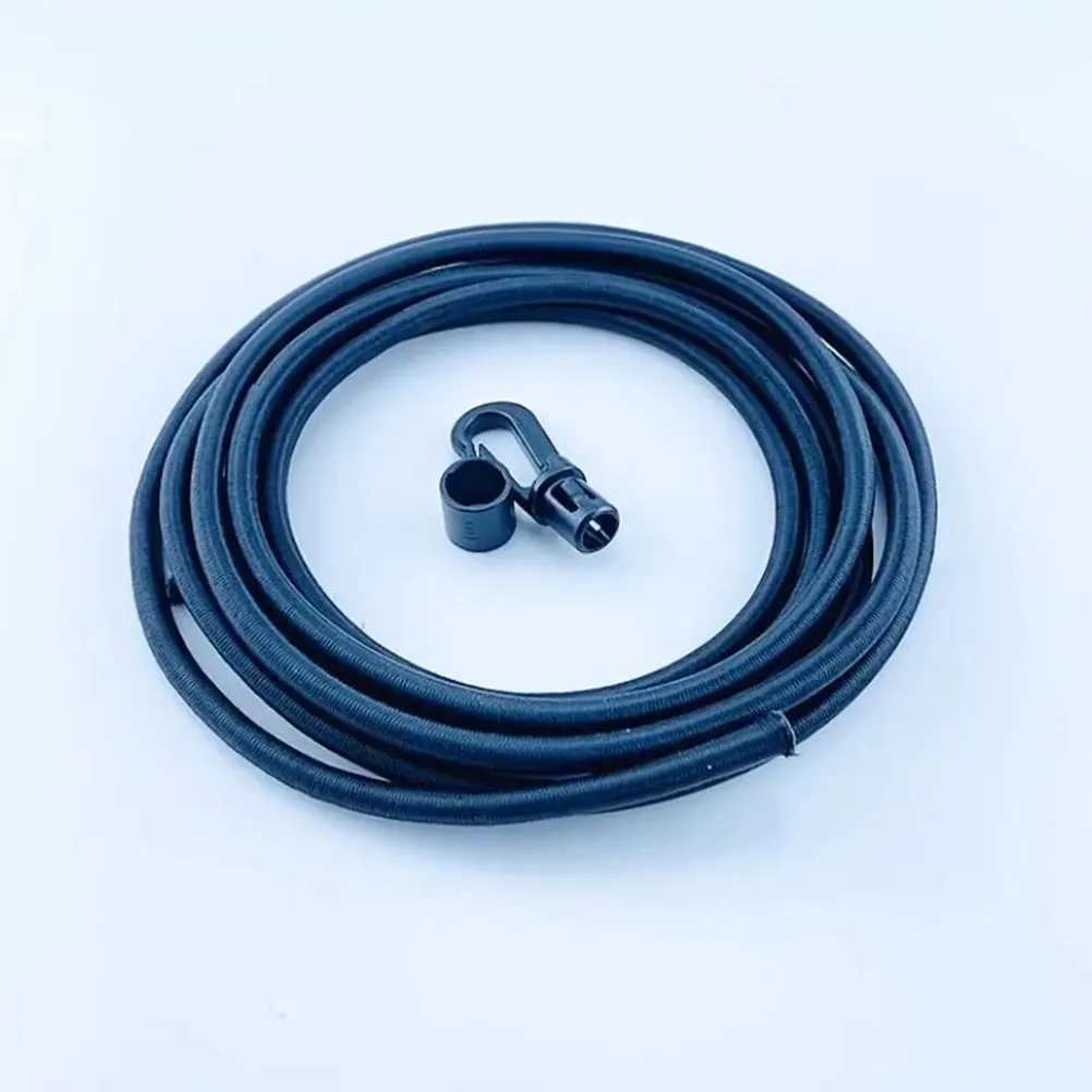 Kayak Bungee Cord Kit – 1 Set Nylon Shock Cord with Hooks, Easy Knot Tying, Non-Scratch for Kayak Canopy & Tent Pole