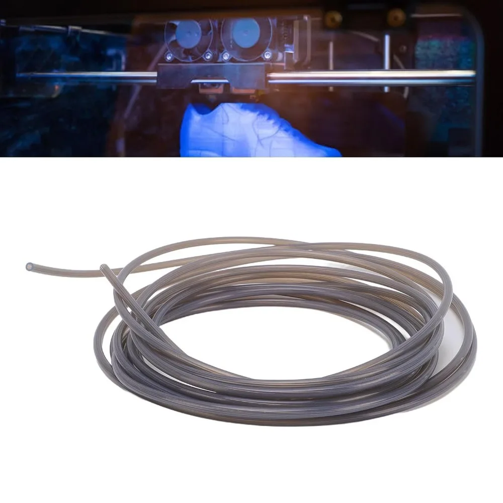 Upgraded Star Inner Bore Star Shaped PTFE Tube 5M Length Smooth Flow Low Resistance PTFE Tube PTFE Tubing Kit Maker Projects