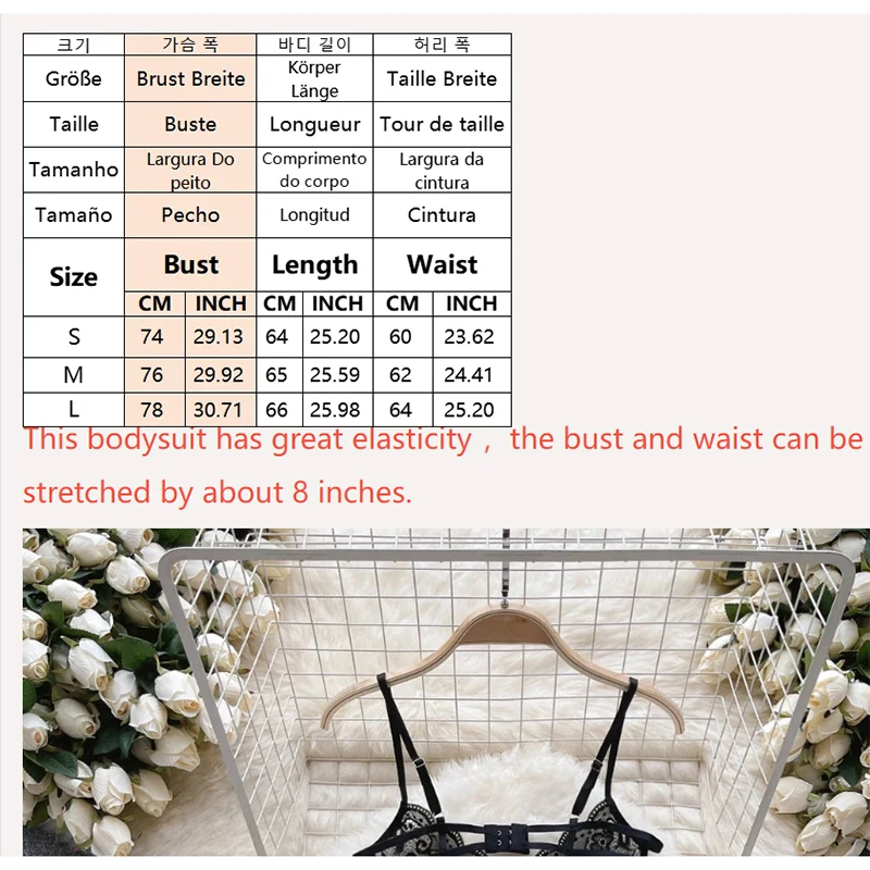 Sexy Hollow Out Lace Rompers Lace-up Spliced Short Bodysuits Transparent Shapewear Hotsweet Club Women Lingerie Slim Playsuit