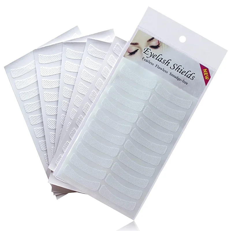 100 pçs remendos de maquiagem não tecidos fita de extensão de cílios tecidos médicos remendos sob almofadas de olho enxertia remendo de olho de cílios