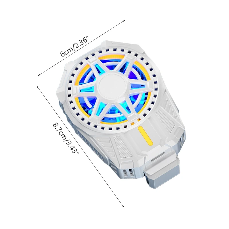 Game Quick Cooler Fan Low Noise Lightweight Portable Universal Phone Radiator