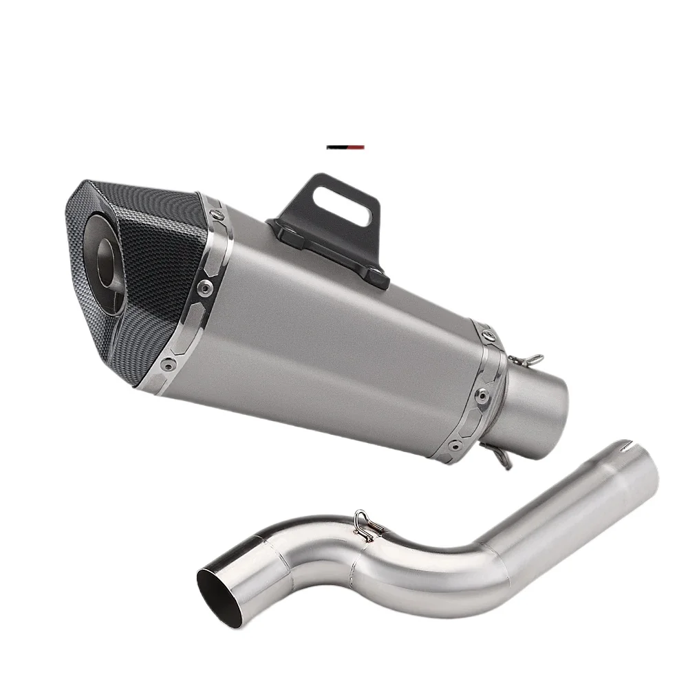 For F900R F900XR F 900 R XR 2020-2025 Slip On Tube Motorcycle Exhaust Escape Systems Modify 51mm Interface Mid Link Pipe