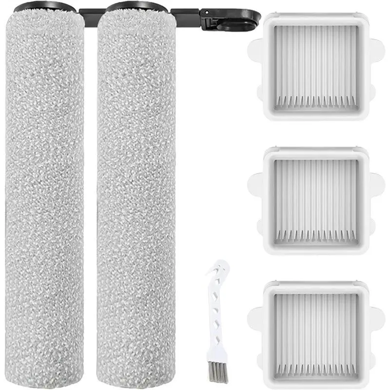 

B53C для Roborock F25, 2 щетки-роллера и 3 фильтра — запасные части для ACE/F25, RT/F25, LT/F25A, LT/F25 для влажной/сухой уборки.