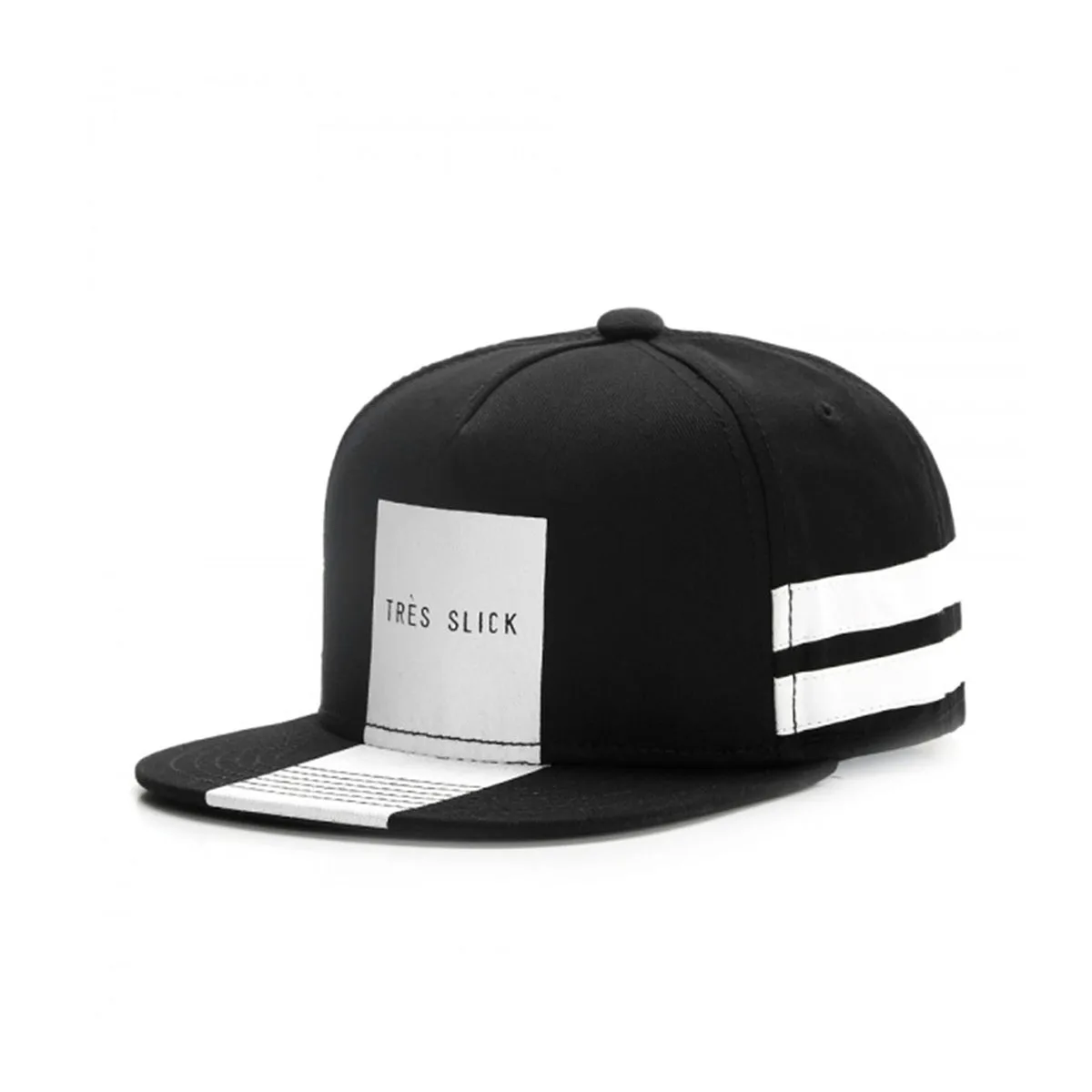 NEW Fashion Brand TRÈS SLICK CAP Black truck driver cap black snapback hat for men women adult outdoor casual sun baseball cap