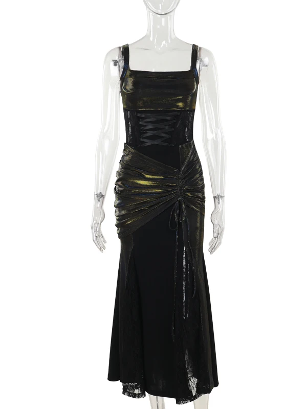 Gótico sle renda fi cauda saia vermelho loween traje dr feminino poliéster fibra elástica macio longo sve dr