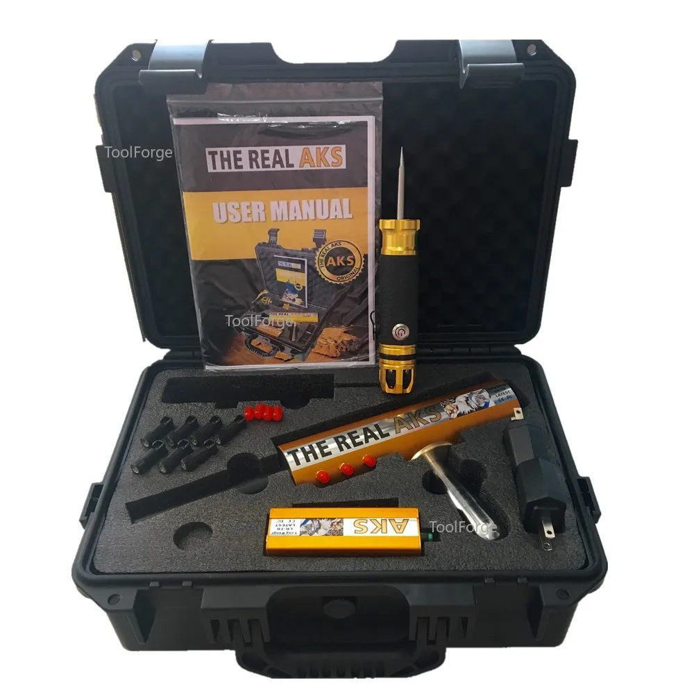 The Real AKS Remote Underground Metal Detector, Gold, Silver, Copper and Gemstone Detector with Shield