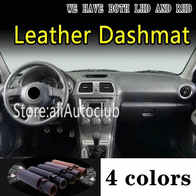 

Leather Dashmat Dashboard Cover Pad Dash Mat For Subaru Impreza GD GG G2 2002 - 2007 Car Accessories Atuo Interior Anti-Dirty