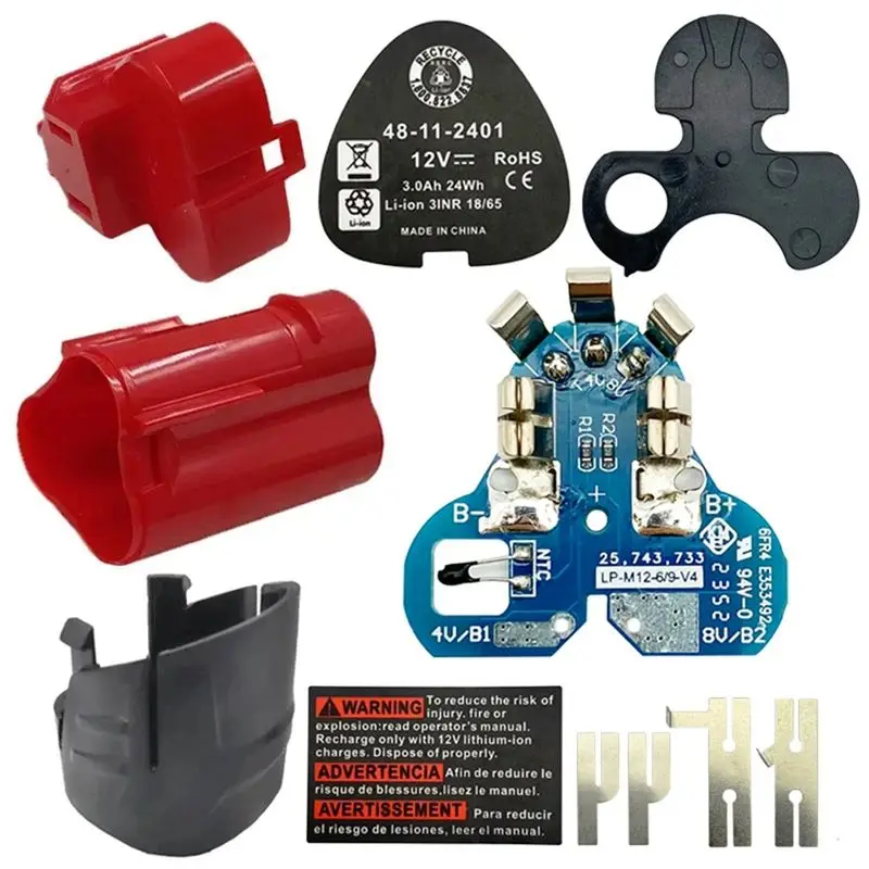 GYTB-PCB Protection Circuit Board Plastic Case For Lithium Battery For 12V 1.3Ah 1.5Ah 48-11-2411 Li- Battery