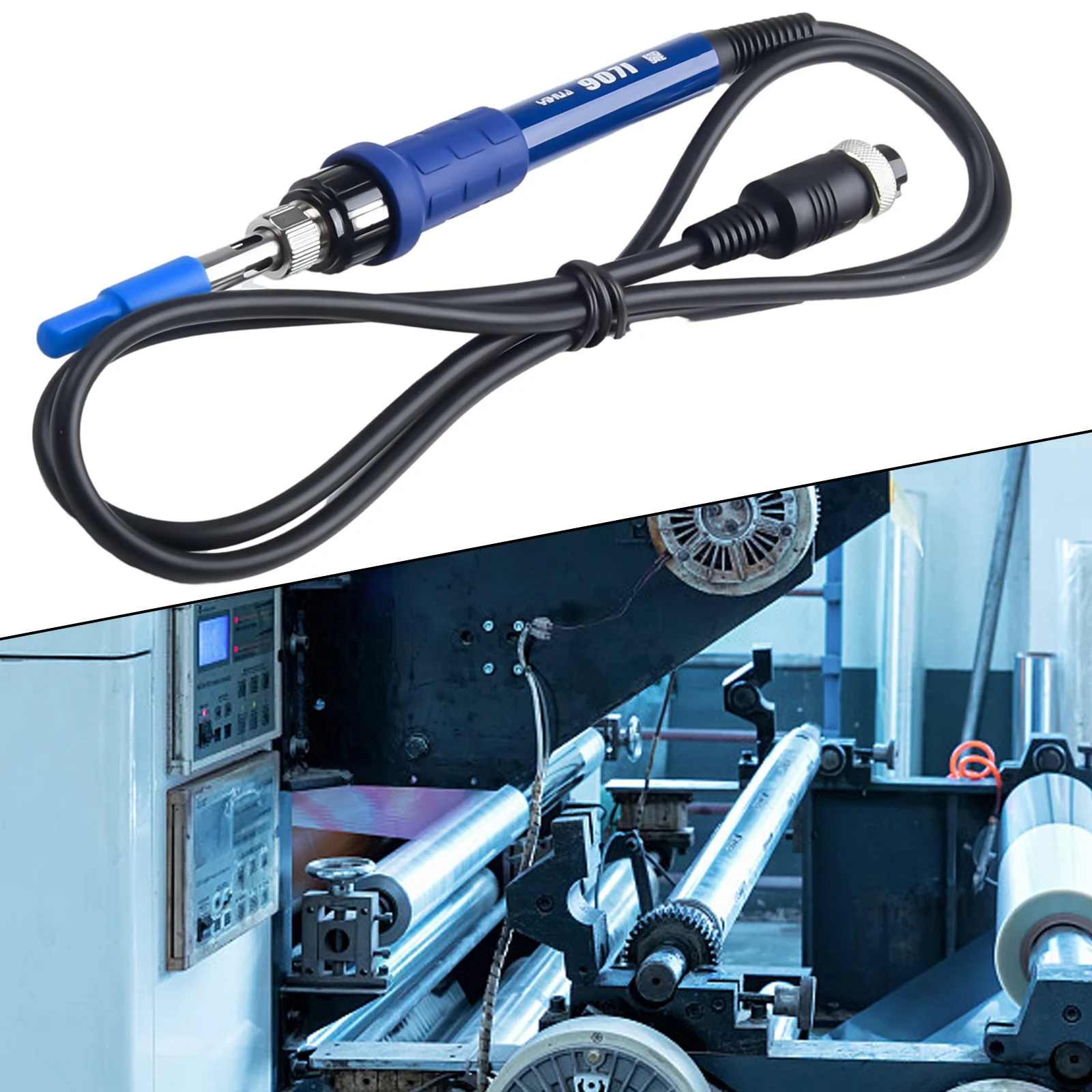 Compact and Efficient 907I Soldering Iron Handle for Use with Models like 995D and More Reliable Heating Elements