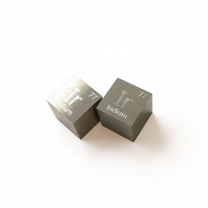 99.95% Iridium Metal Ingot Model Cube South Africa