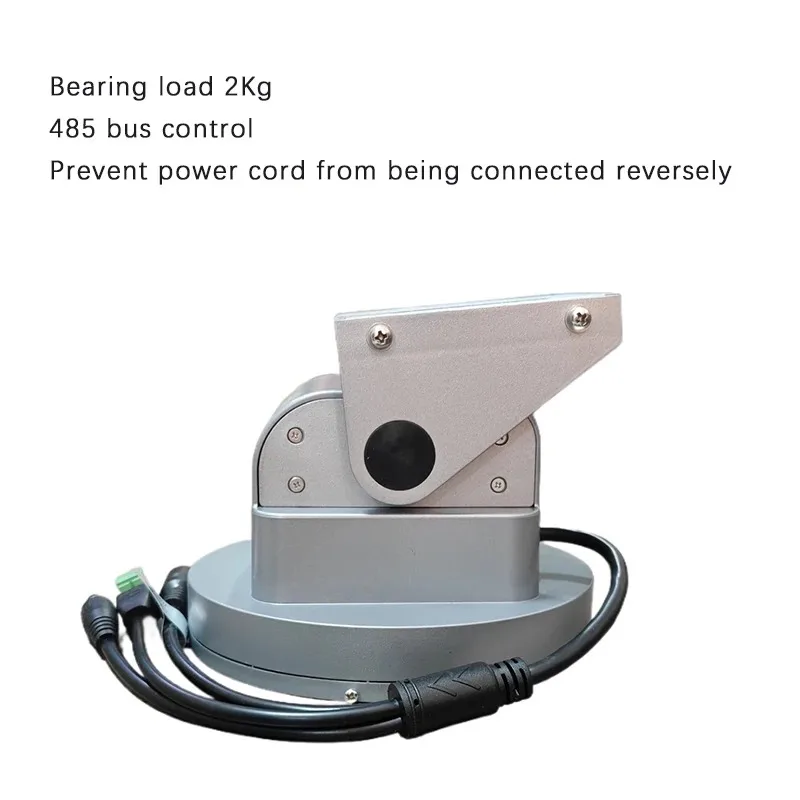 For RS485 PTZ Pan Tilt Camera Bracket, 2KG Load Electric Rotating Mount For Outdoor Security Laser & Farm Monitoring Camera