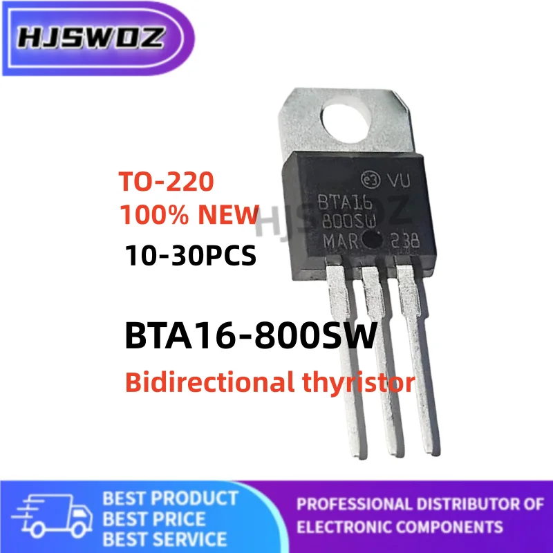 10~30Pcs 100% New BTA16-800SW BTA16 800SW BTA16800SW Bidirectional thyristor TO-220