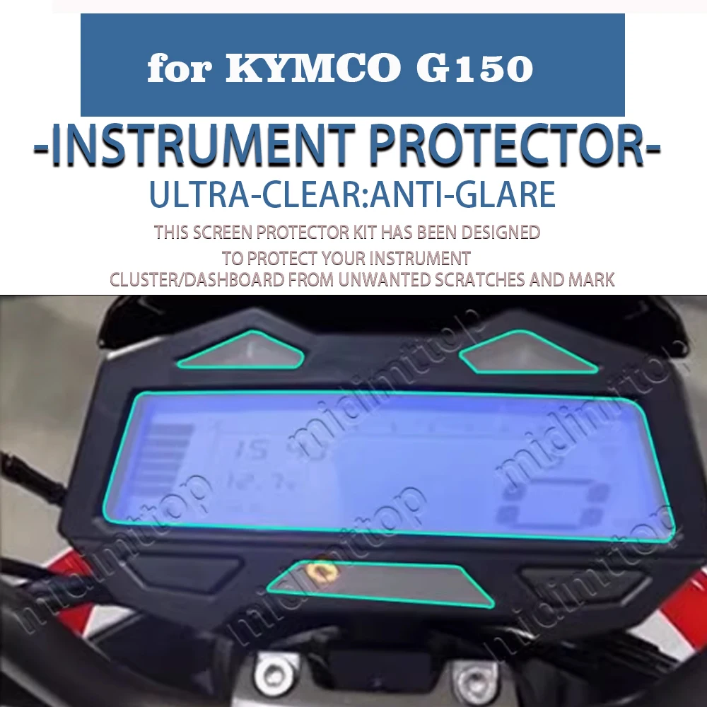 or KYMCO G150  Motorcycle Accessories Cluster Scratch Protection Film Dashboard Screen Protector