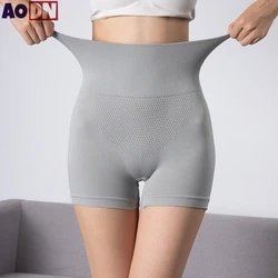 High-waisted Lady Boxer Panties Postpartum Beam abdomen Hip-lifting Women Underwear Stretch plus size safety Female Boxer Briefs