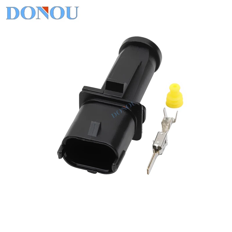 DJ7026YA-3.5-11 Automotive diesel common rail fuel injector Plug 2-hole wiring harness connector 1928403698