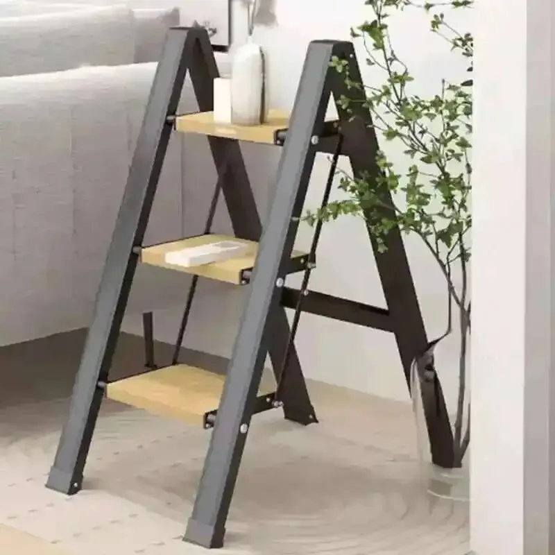 Multifunctional Ladder Ladders Indoor Aluminum Portable Thickened Home Alloy Ladders Folding Kitchen for Furniture Herringbone