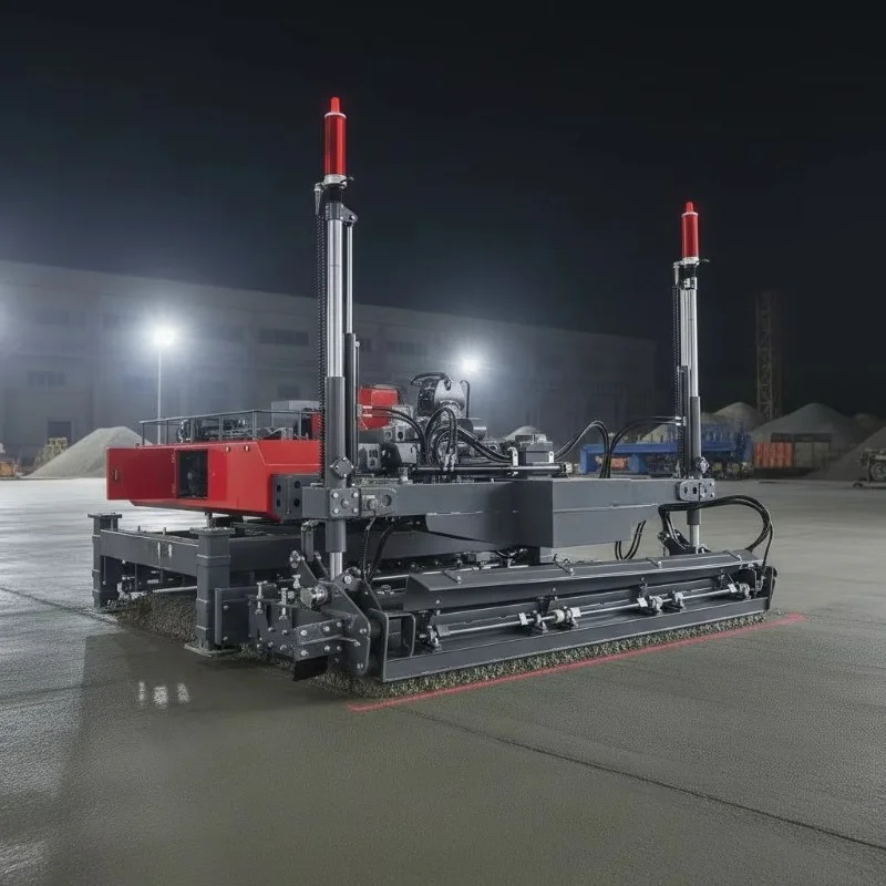 Custom Laser Scanning Concrete Paving Concrete Paving Smooth Machinery Ride-On Concrete Laser Screed Machine For Construction