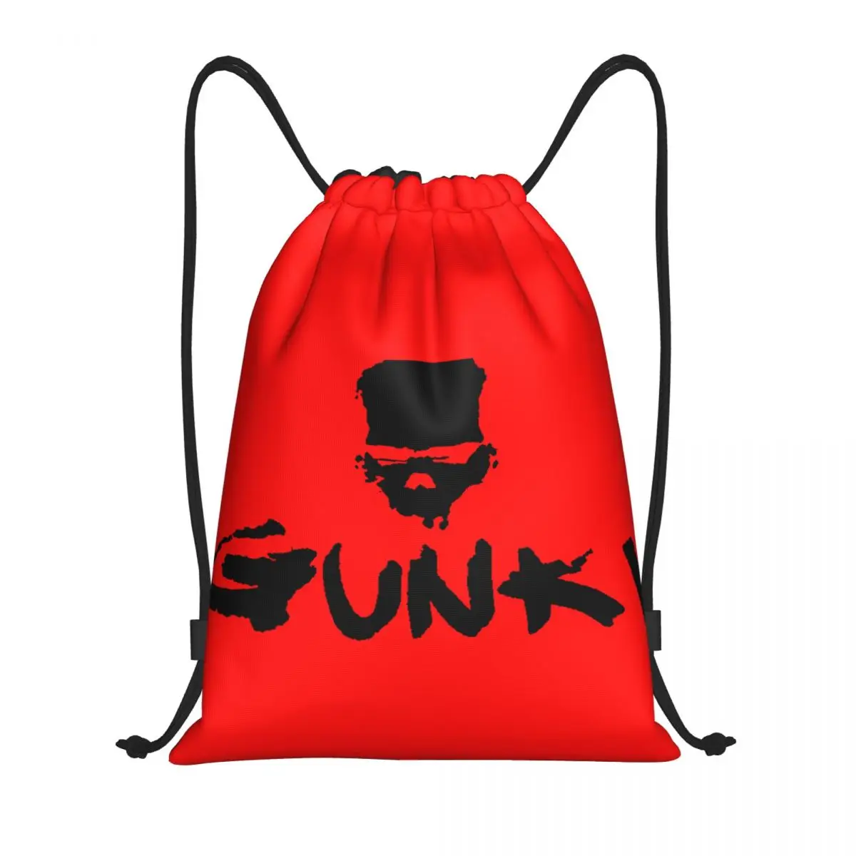 Gunkis Fish-mochila con cordón personalizada para hombre y mujer, bolsa ligera para caña de pescar, gimnasio, saco deportivo para viajar