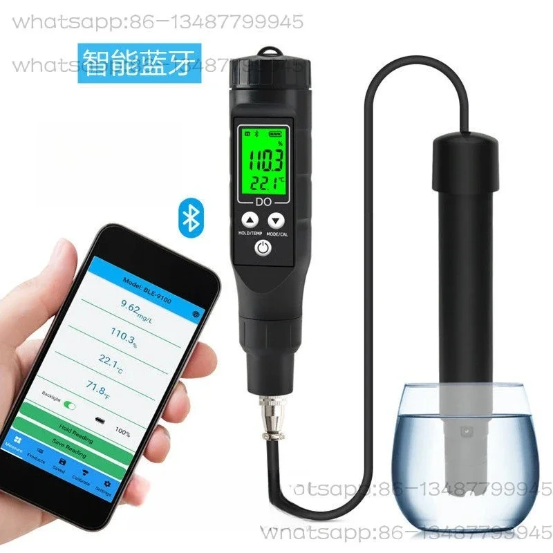 Portable fish pond water quality dissolved oxygen detector for aquaculture