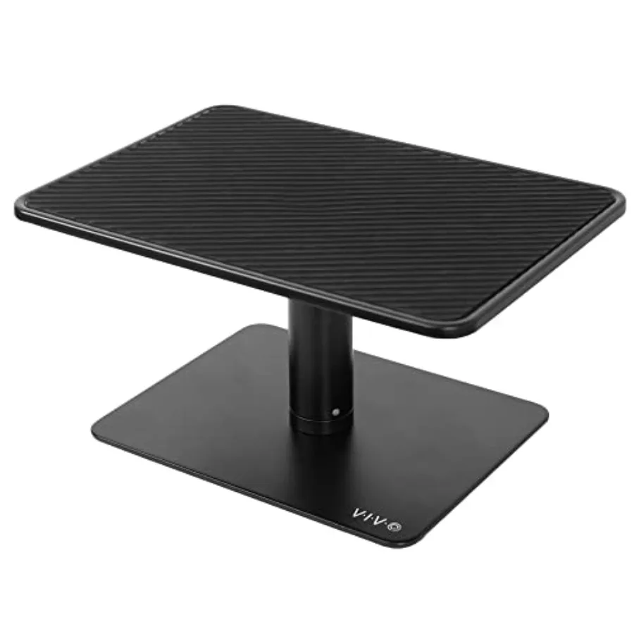 

Universal Height Adjustable Ergonomic Computer Monitor and Laptop Riser Tabletop Desk Stand Black STAND-V000SB