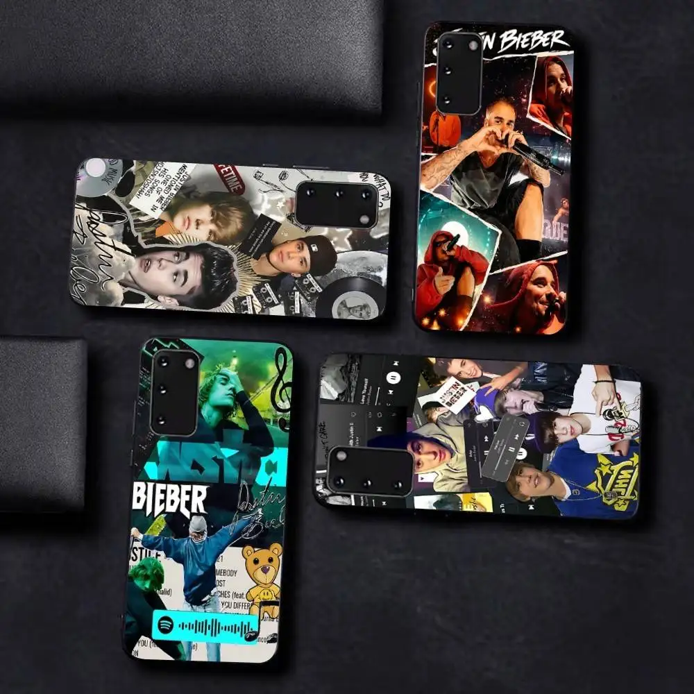 Singer Cool J-Justin Bieber Phone Case For Samsung S 24 fe 25 Ultra plus 20 lite 21 30 22 23 24 22 Ultra 5G Fundas