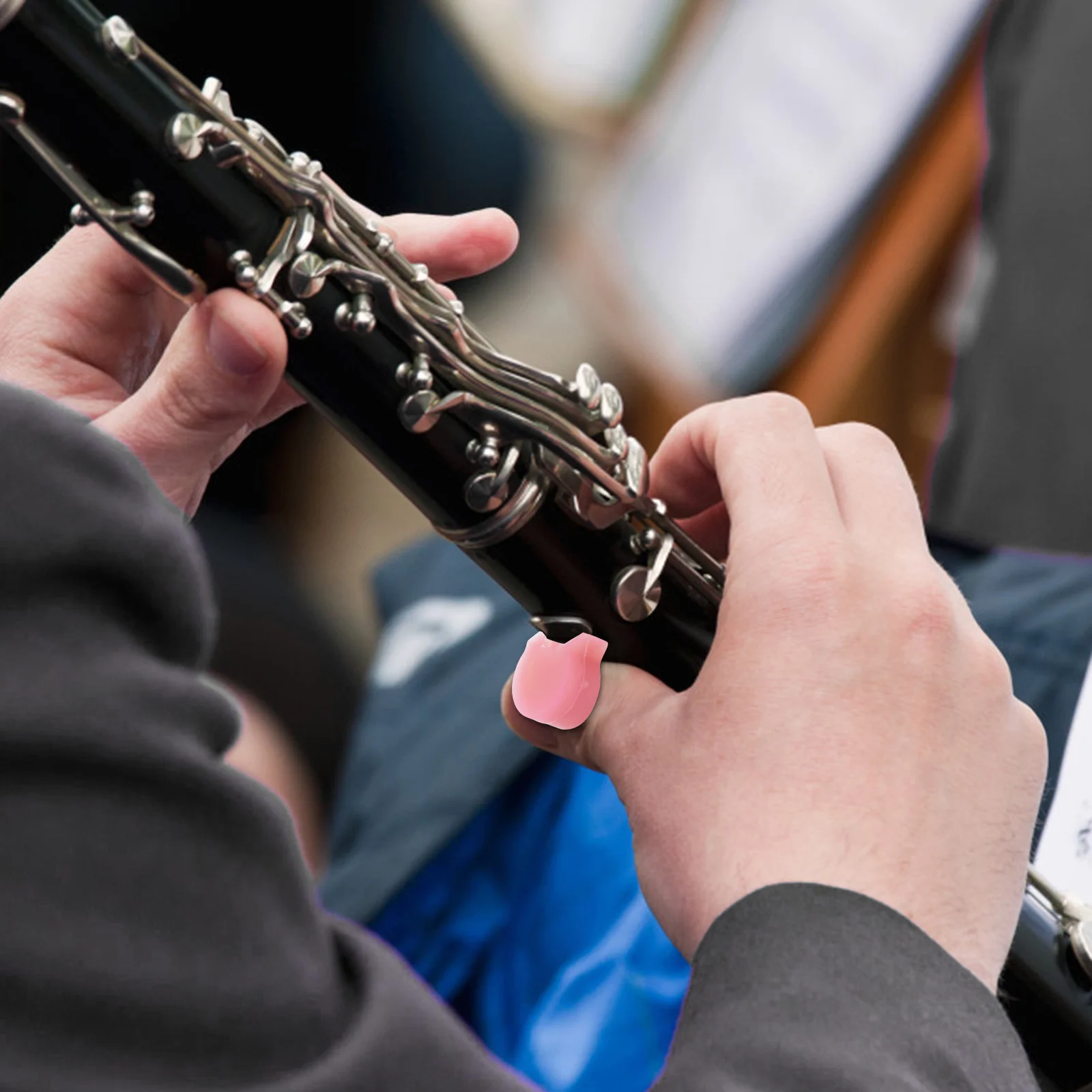 

4Pcs Thumb Rest for Clarinet Ergonomic Design Reduces Hand Fatigue Fits Most Clarinets Ideal Gift for Musicians