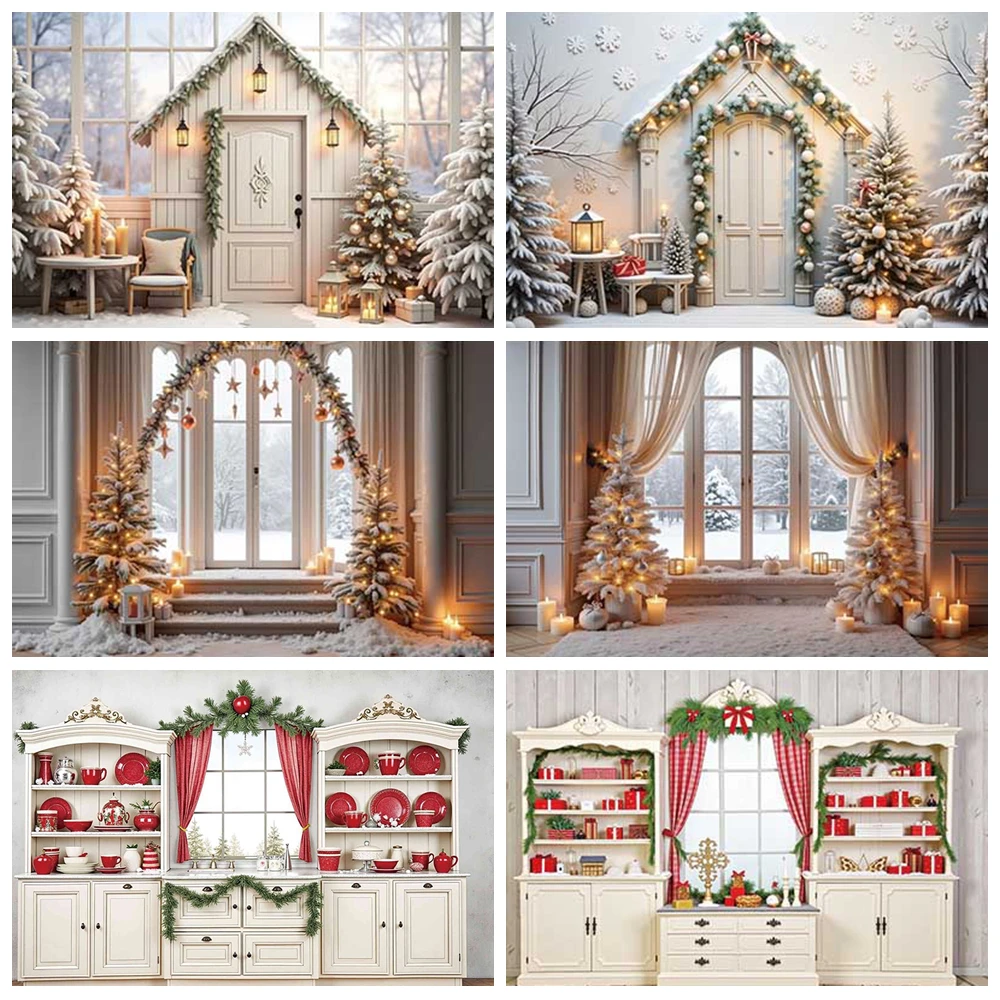 

Christmas Pine Trees Backdrop Xmas Home Decor Tapstry New Year Background Child Photography Studio Back Drop Accessories Props