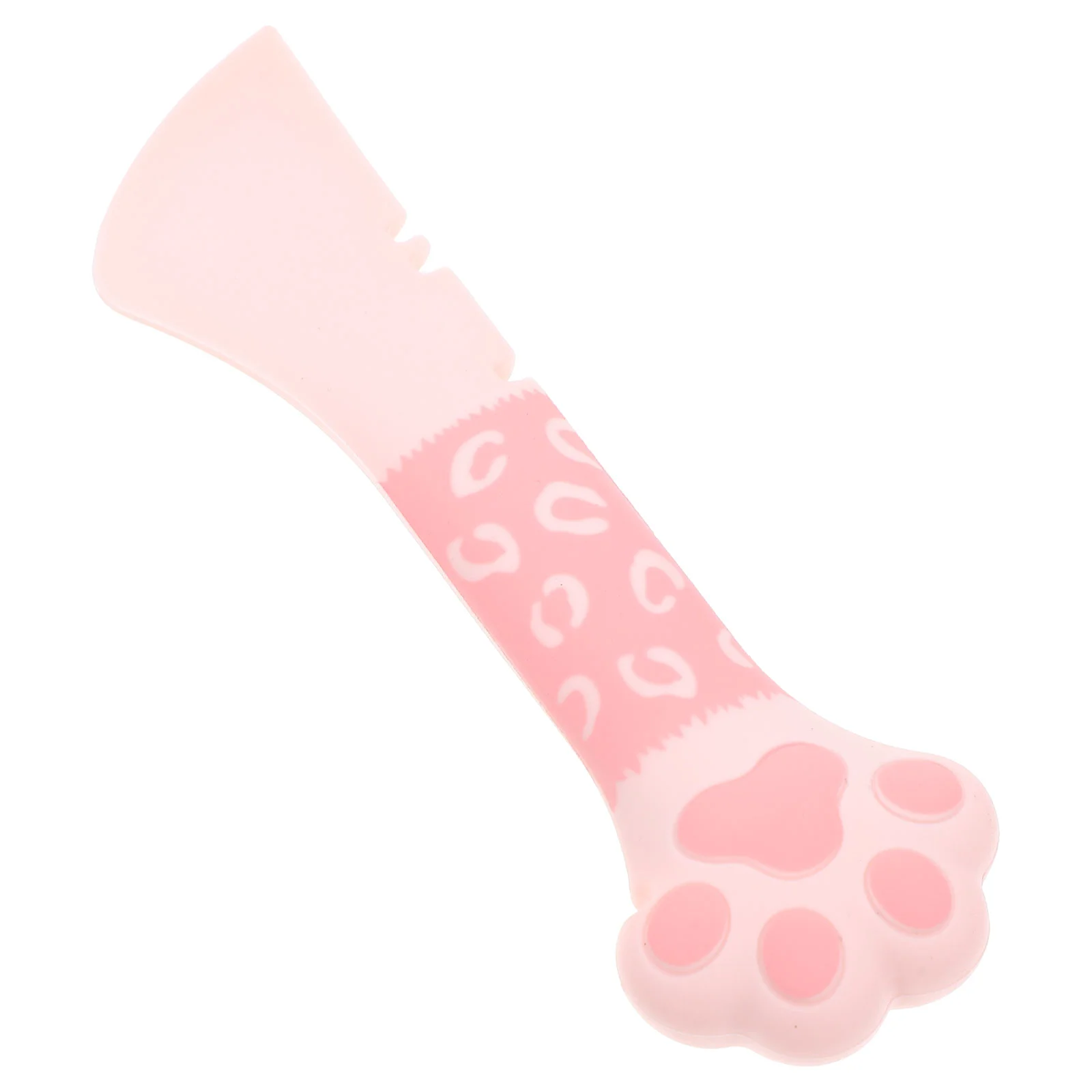 

Multifunctional Pet Spoon Silicone Cat Food Scoop Canned Opener For Dog Paw Mixing Pink Manual Pet Accessories Feeder Tool