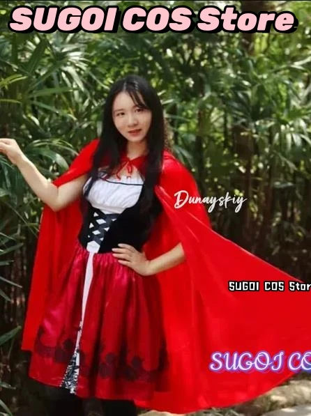 ハロウィン赤ずきんちゃんコスプレ衣装女の子人格コスプレゲーム制服ハロウィンステージパフォーマンス服