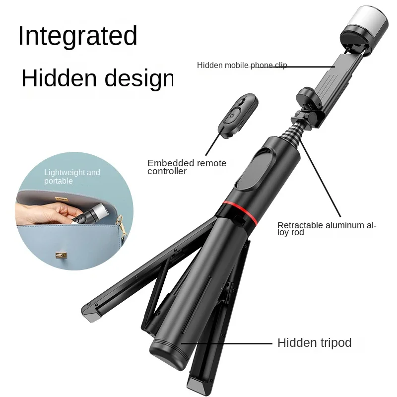 Xiaomi Selfie Stick Phone Tripod Mobile Stand Bluetooth Tripod Stand with Remote Control Ring Light Mini Tripod Telescopic Rod