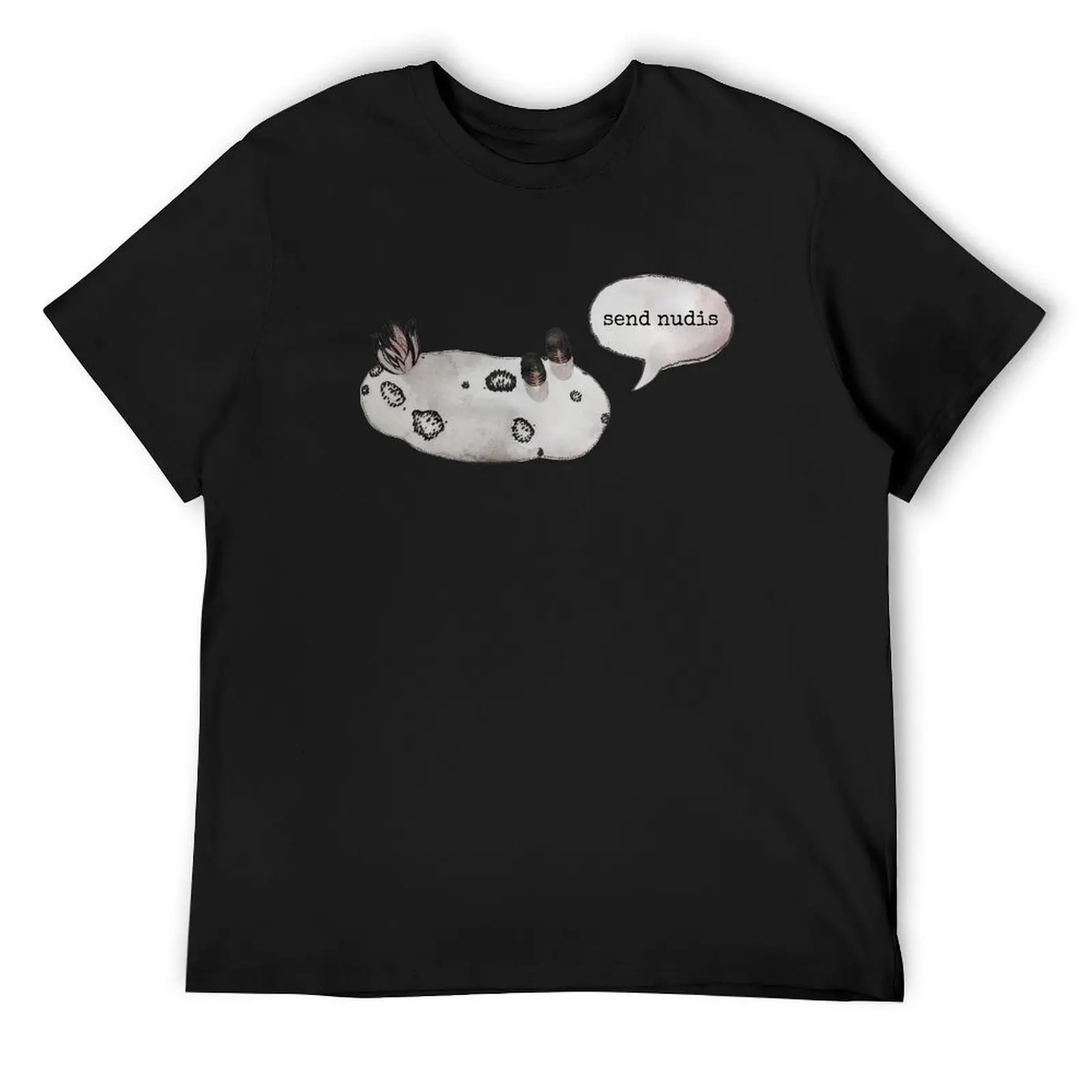 

Sea Bunny Nudibranch, Snarky Nudibranch “Send Nudis...” T-Shirt oversized vintage t shirts valentines clothes plain t shirts men