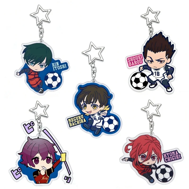 Breloczek Anime Blue Lock Nagi Seishirou, Prezent dla Fanów, Ozdoba do Torby, Zawieszka do Kluczy, Modelowe…
